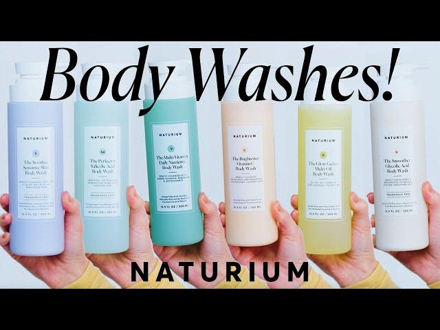 Naturium Body Washes for EVERY Skin Concern (Dry Skin, Clogged Pores, Sensitive Skin, & More!)