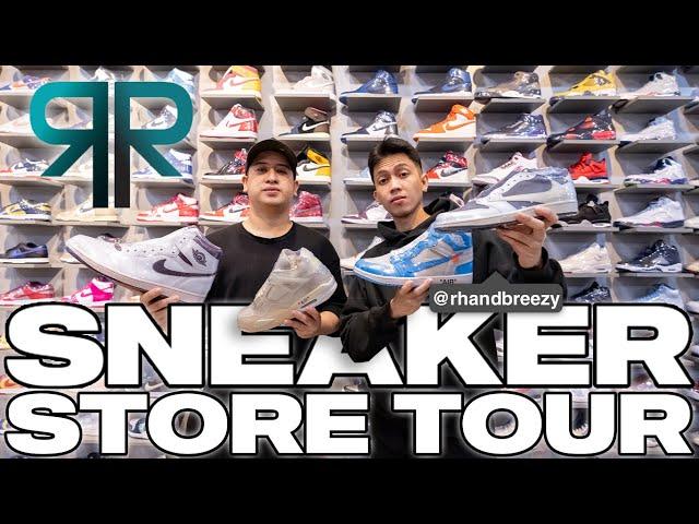 SNEAKER STORE TOUR AT RHAND RHELLE HUSTLE