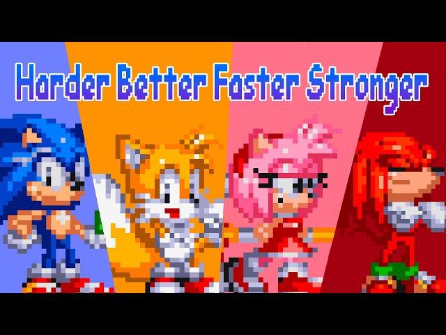 Harder Better Faster Stronger| Sonic meme by Evgeha Creative