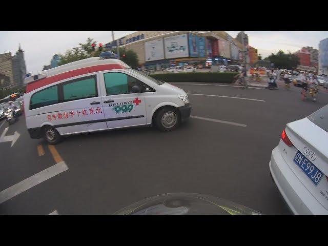 Urgent escort for Red Cross Ambulance, in rush hours traffic jam