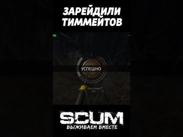 РЕЙД ТИММЕЙТОВ #scum #скам #рейдскам #scumraid