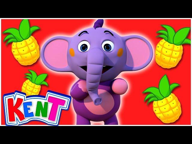 One Pineapple Two Pineapple | Kids Songs And More | Kent The Elephant