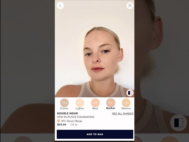 Meet Your Match with Double Wear Virtual Try On​ #esteelauder  #foundation #makeuptips