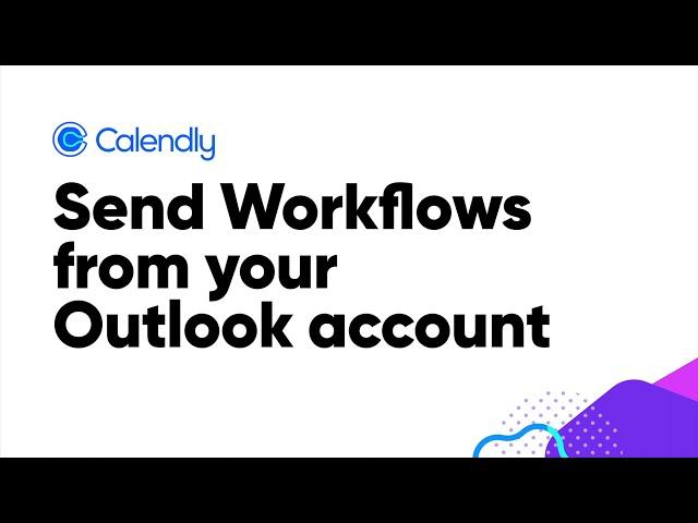 How to send Workflows from your Outlook account