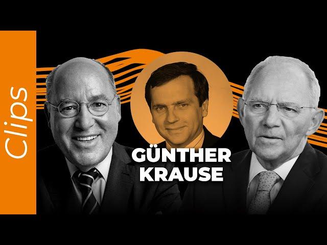 Wolfgang Schäuble über Günther Krause!