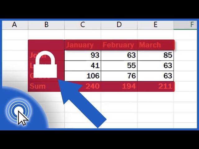 How to Lock Cells in Excel