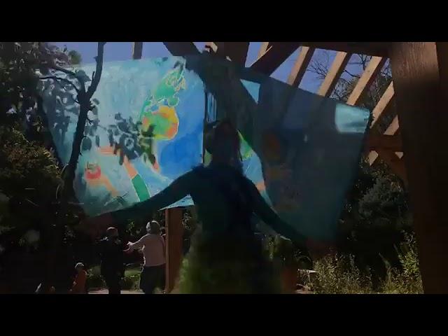 GAIA-Earth Celebrations Climate Solution Costumes at the LUNGS Gardens Harvest Arts Festival