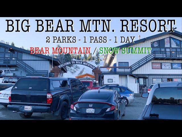 Bear Mountain and Snow Summit in One Day / Big Bear Mountain Resort December 2019