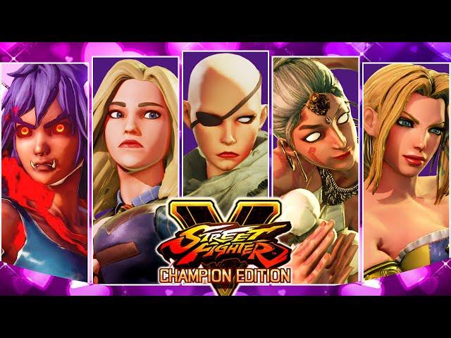 SFV - MIDNIGHT BLISS EditioN - All "RULE 63" Characters!