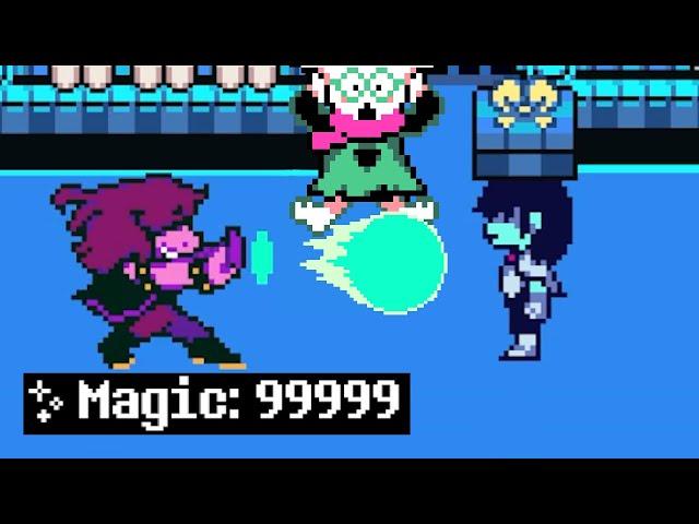 Does Susie Heal You MORE With Boosted Magic Here? [Deltarune chapter 2]