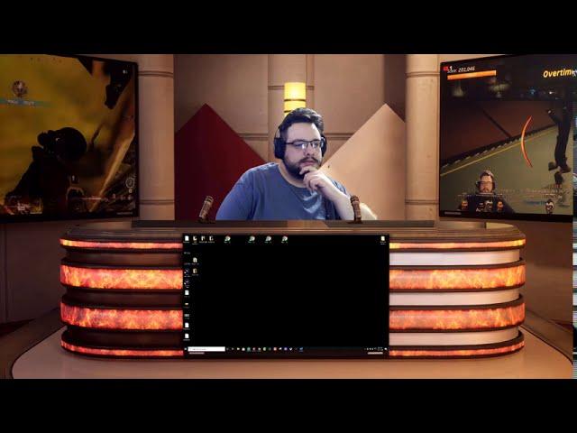 MikeTheTech shows off his new virtual studio in the livestream