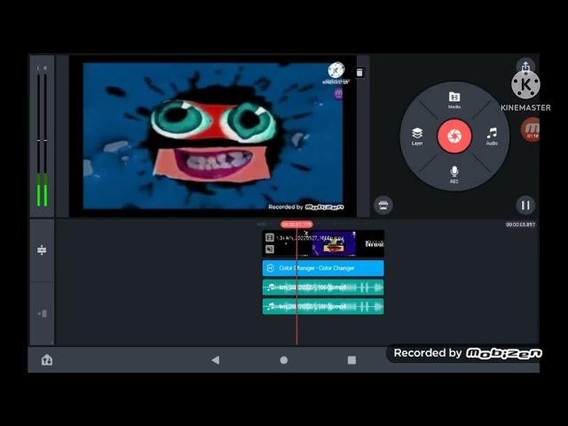 How to make fat duld G major 25 and robot flip on kinemaster