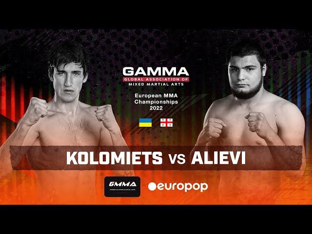 Finals  MMA Striking -77.1kg  Kyrylo Kolomiets v Sanan Alievi GAMMA European Championships 2022