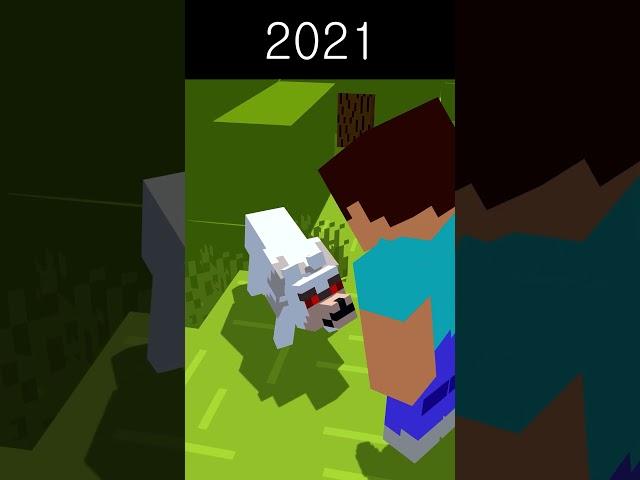 Evolution of Steve & Wolf - Minecraft Animation