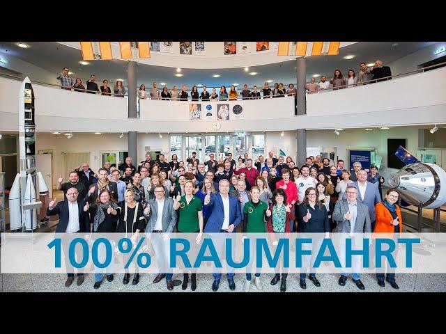 Trailer der Deutschen Raumfahrtagentur im DLR