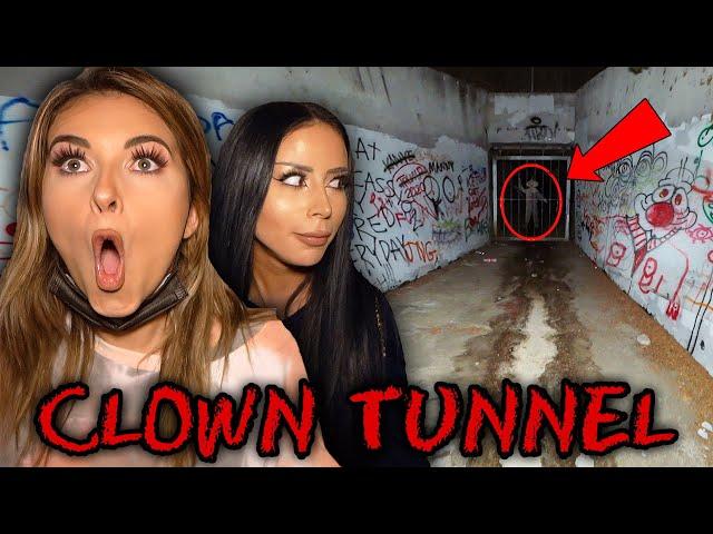 Our Horrifying Experience at CLOWN Tunnel (ft. Amber & Kat)