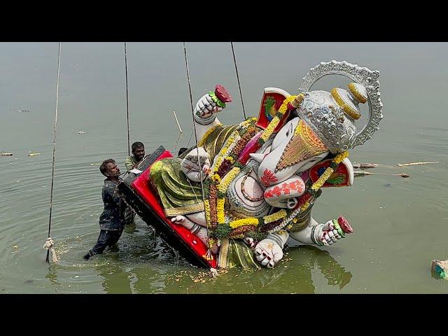 Big Dagdusheth Ganpati Visarjan 2023 | Ganesh Nimajjanam 2023 Tank bund | Ganesh Visarjan 2023