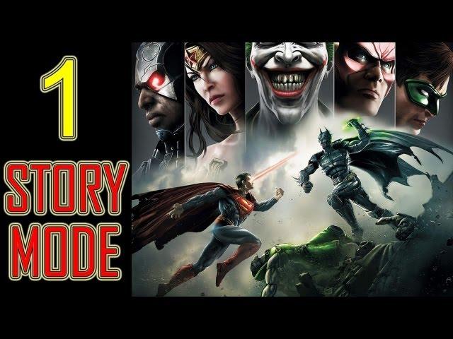 injustice gods among us walkthrough part 1 let's play gameplay story mode walkthrough part 1 HD