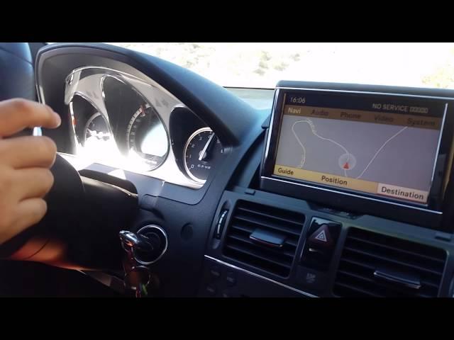 C63 AMG attacking Mulholland HYW.