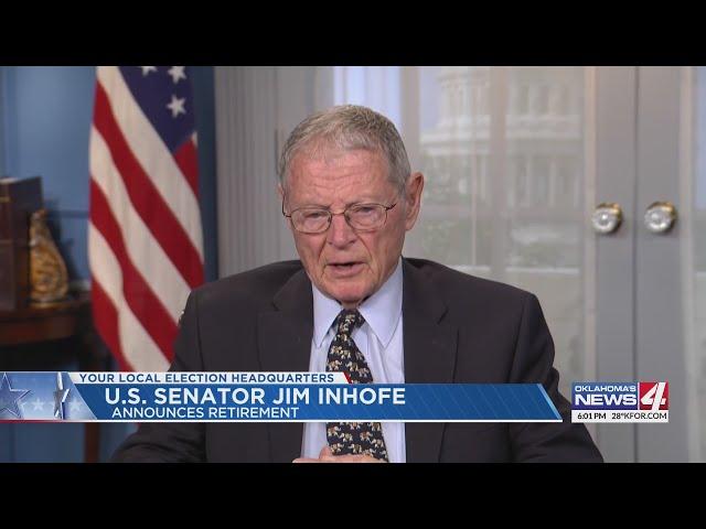 Who will fill the seat of longtime Oklahoma U.S. Senator Jim Inhofe?