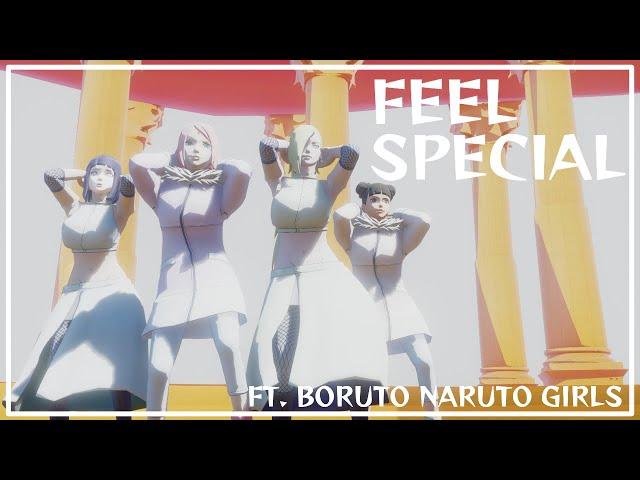 【MMD x 1K Sub Special】Feel Special ft. Boruto Naruto Girls