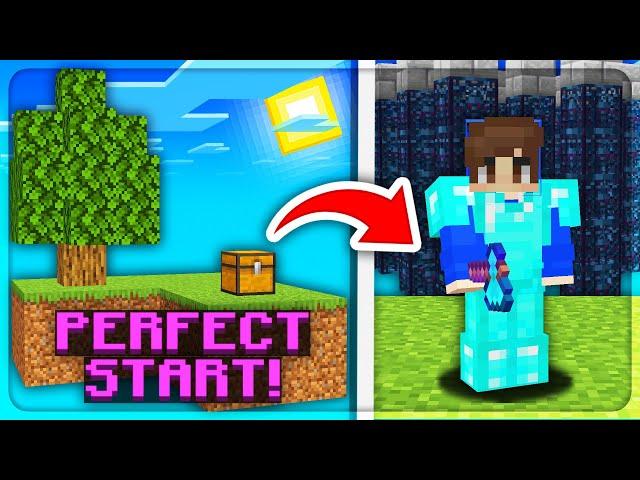 The Perfect Start | Minecraft Skyblock | AkumaMC