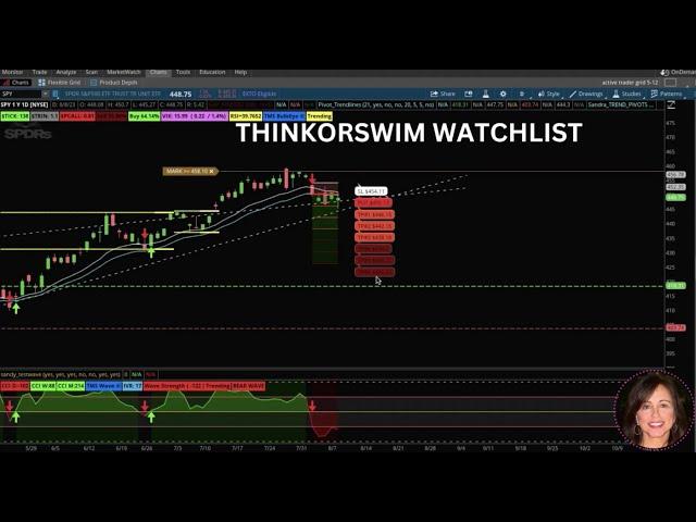 How to Use ThinkorSwim Watchlist Feature