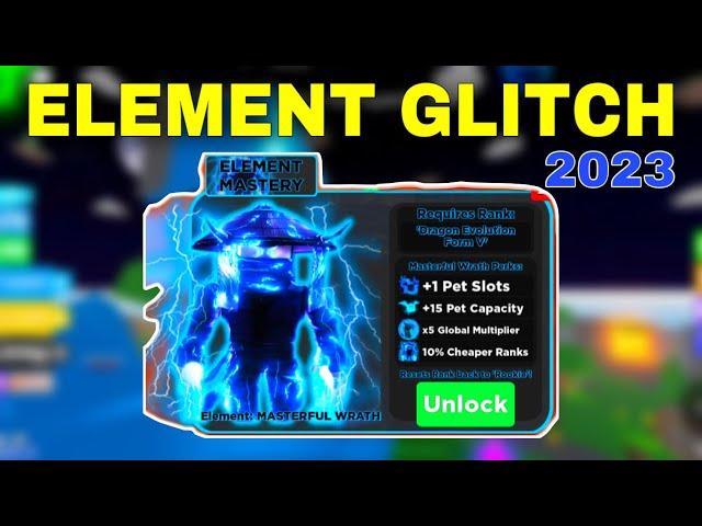 *WORKING* Element Glitch Working in *2023* ️Ninja Legends️(roblox)