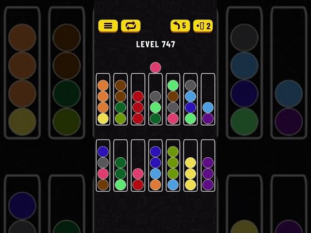 ball sort puzzle level 747