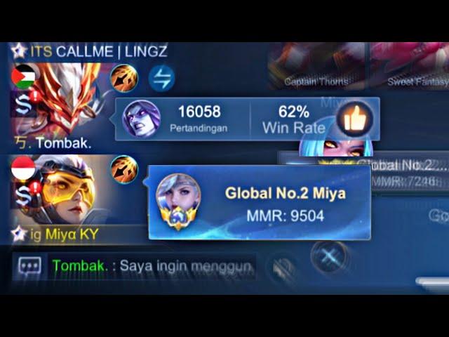 LAGI PUS MMR MIYA MALAH KETEMU USER MOSCOV 16000 MATCH - Mobile Legends