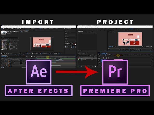 How to Import After Effect Project to Premiere Pro