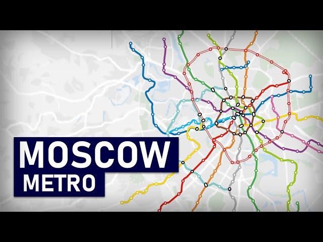 Evolution of the Moscow Metro 1935-2021 (geographic map)