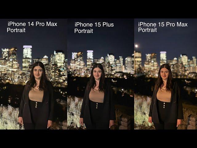 iPhone 14 Pro Max vs iPhone 15 Plus vs iPhone 15 Pro Max: NIGHT MODE Camera Test!