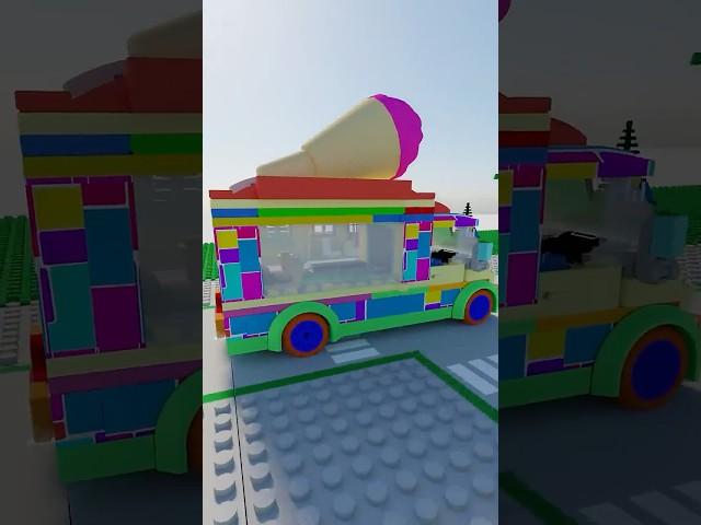 Building The Most EPIC LEGO Ice Cream Truck Ever Made! #lego #legoanimation #caranimation