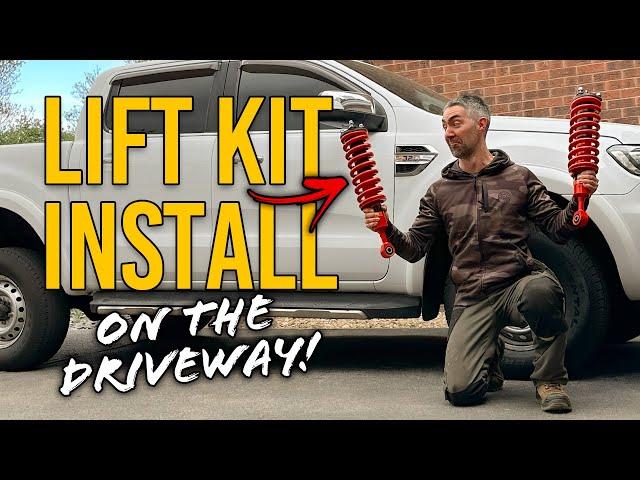 Ford Ranger Lift Kit Install (on the Driveway!)