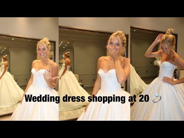 WEDDING DRESS SHOPPING AT 20 YEARS OLD