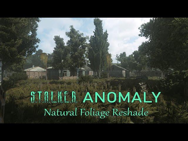 STALKER ANOMALY 1.5.2 - NATURAL FOLIAGE RESHADE