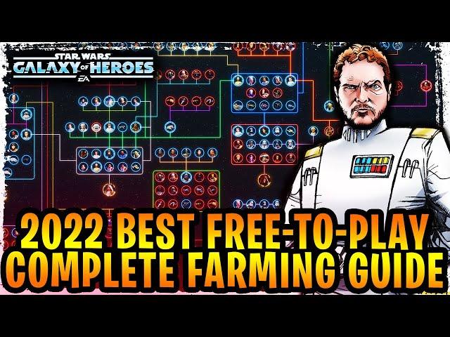 2022 STAR WARS: GALAXY OF HEROES FARMING GUIDE - Unlock ALL Legendary Characters for Beginners + F2P