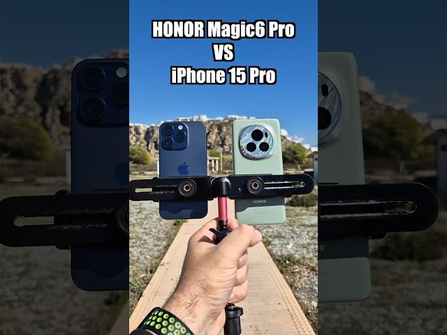 HONOR Magic6 Pro VS iPhone 15 Pro - 10X ZOOM TEST