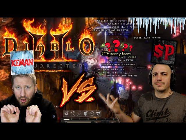 ICEMAN vs SWEET PHIL - GODLY MF COMPETITION - Diablo 2 Resurrected