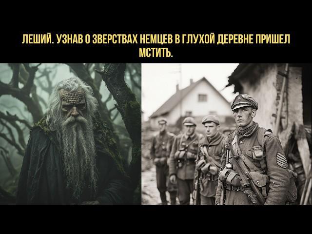 ЛЕШИЙ. УЗНАВ О ЗВЕРСТВАХ НЕМЦЕВ В ГЛУХОЙ ДЕРЕВНЕ ПРИШЕЛ мстить.