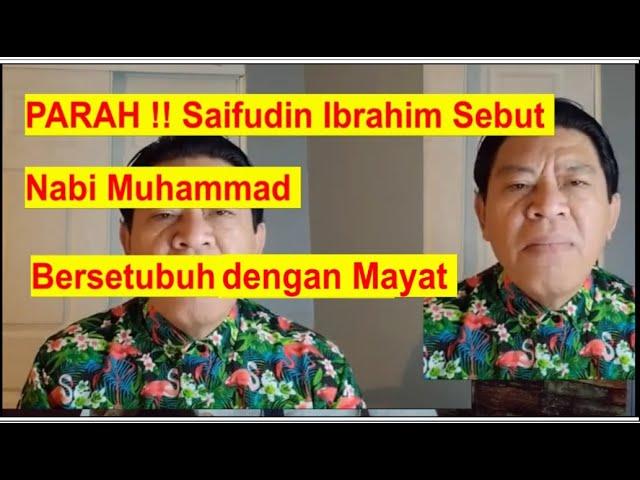 Saifudin Ibrahim Sebut Nabi Muhammad Bersetubuh dengan Mayat |  Saifudin Ibrahim Terbaru