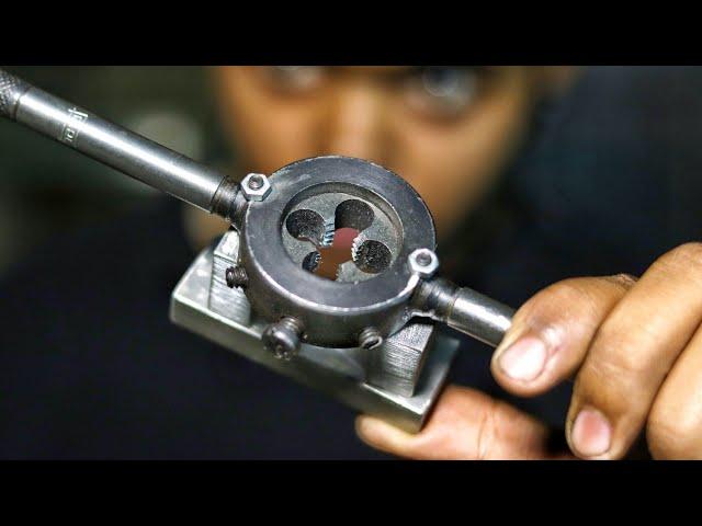 DIY HOMEMADE TOOL FOR METALWORKING TO MAKE THREADS | DIY TOOL FOR WORKSHOP