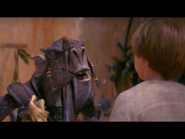 Sebulba saying ‘Maclunkey’ in The Phantom Menace