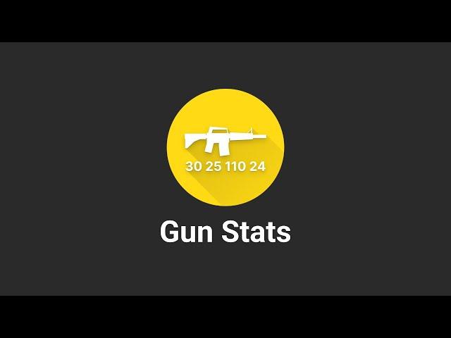 Gun Stats - Unturned Plugin