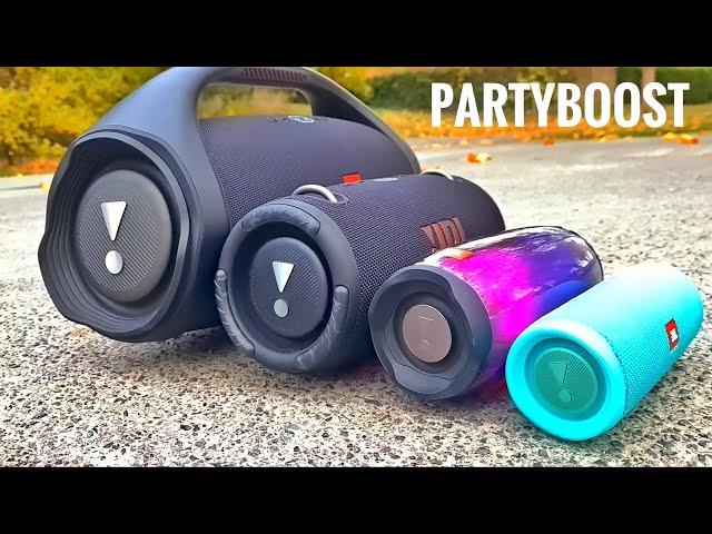 JBL BOOMBOX 2 vs. JBL XTREME 3 vs. JBL PULSE 4 vs. JBL FLIP 5 | BASS TEST !!! 100% VOLUME !!!