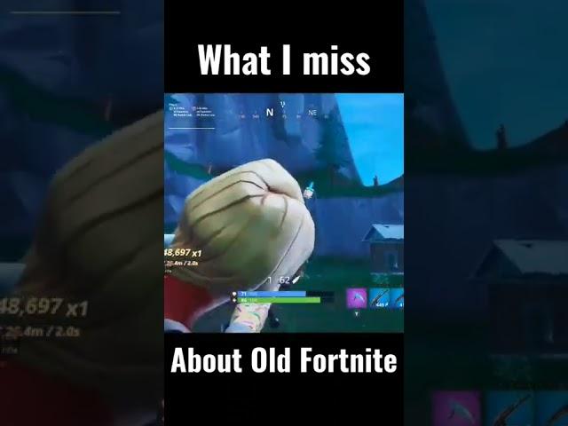 What I miss about old Fortnite #shorts #fortnite