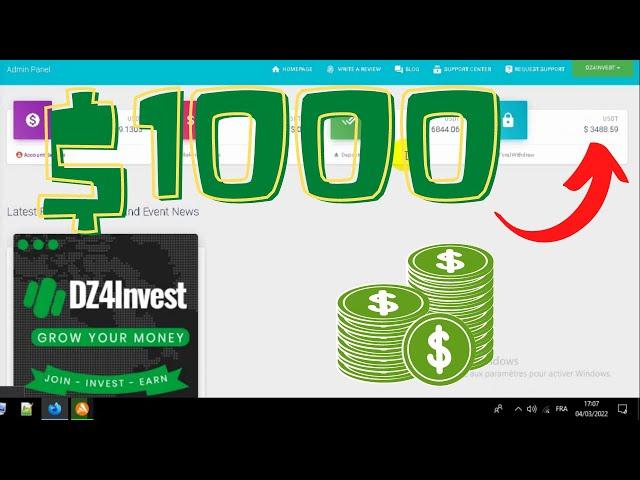 i Made $1000 on DZ4Invest #earn #invest #dz4team