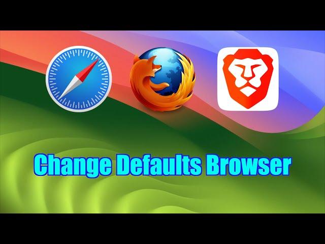 How to change default web browser on a Mac