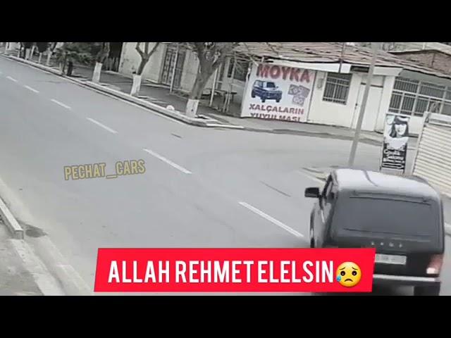 Gencede ağir yol qezasi bas verib. Niva qeza töredib.